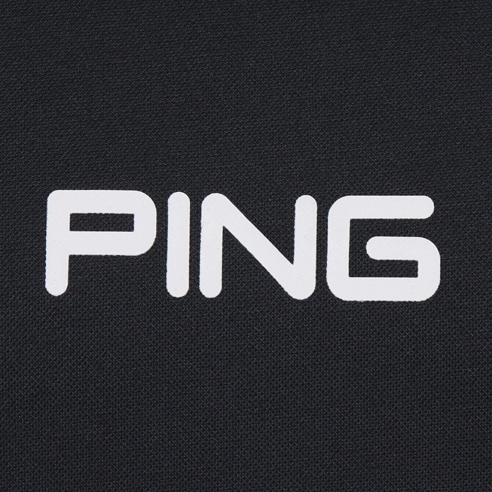 ピン（PING）（メンズ）ゴルフウェア 速乾 サンベール クールフロー 半袖ハイネックシャツ 621-6167209-010