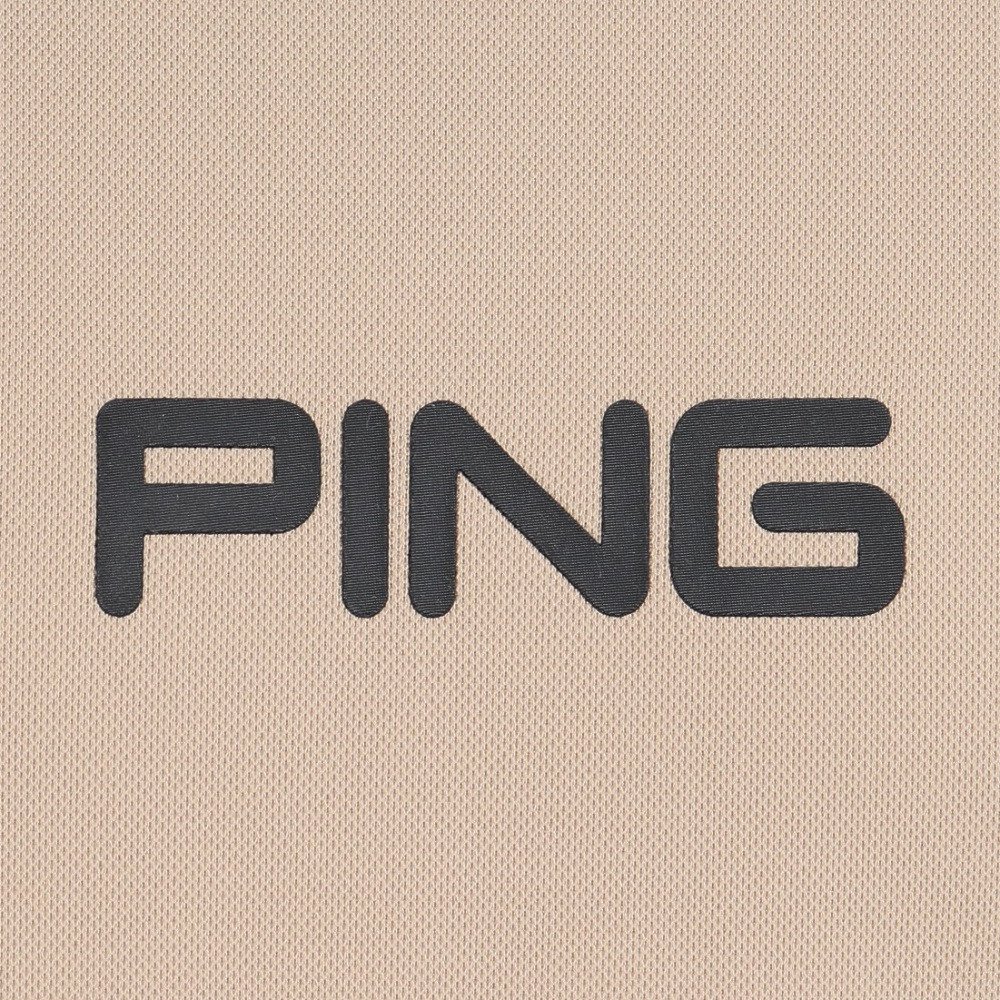 ピン（PING）（メンズ）ゴルフウェア 速乾 サンベール クールフロー 半袖ハイネックシャツ 621-6167209-040