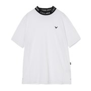 ゴルフ メンズ ミニワッフル ジャカード衿 半袖モックネックシャツ C26134105