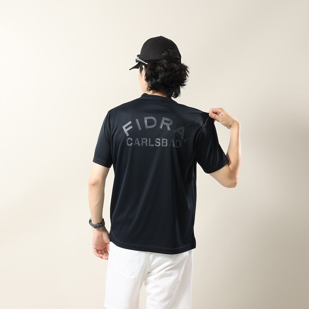 フィドラ（FIDRA）（メンズ）ゴルフウェア 吸汗速乾 モックネック 半袖