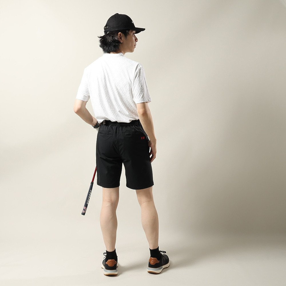 フィドラ（FIDRA）（メンズ）ゴルフウェア 接触冷感 モックネック 半袖 ダブルロゴJQ シャツ FD5VTG10 WHT