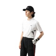 (メンズ)モックネック ゴルフ 半袖 ダブルロゴJQ シャツ FD5VTG10