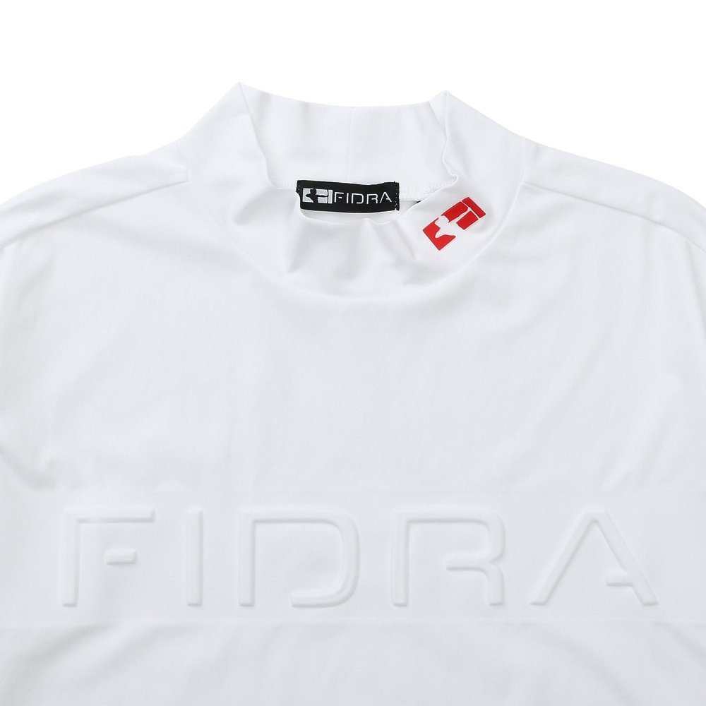 フィドラ（FIDRA）（メンズ）ゴルフウェア 半袖 吸汗速乾 モックネックシャツ FV5RTG20 WHT