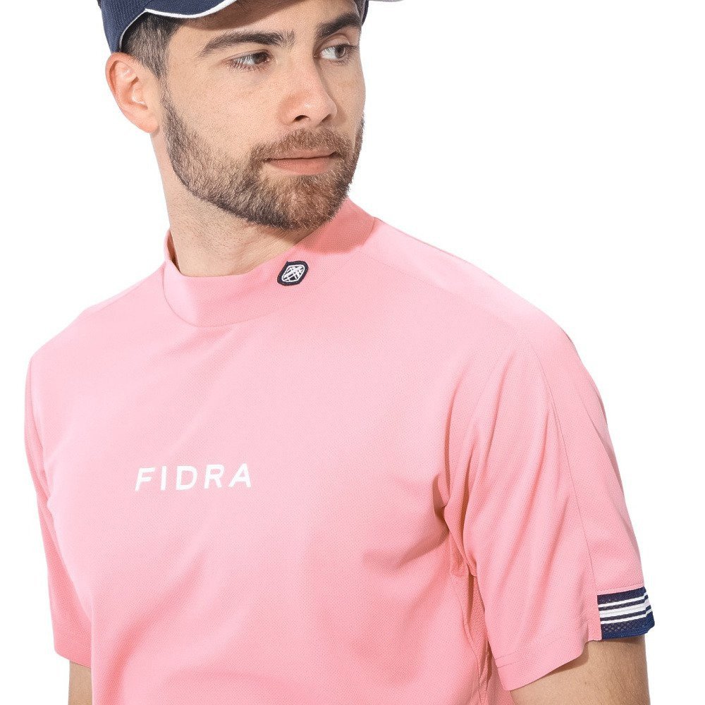 フィドラ（FIDRA）（メンズ）ゴルフウェア 半袖 モックネックシャツ