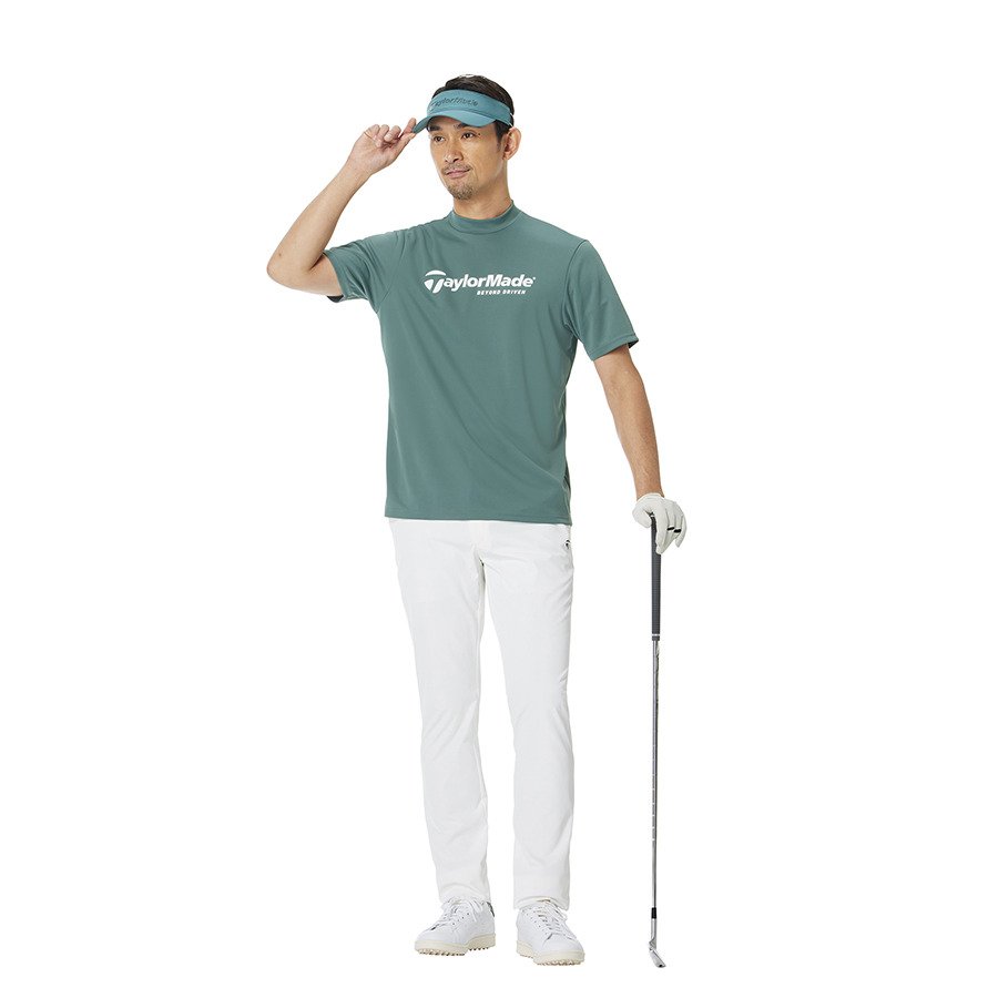 テーラーメイド（TAYLORMADE）（メンズ）ゴルフウェア 半袖 モックネック BEYOND DRIVEN M24006-TL746