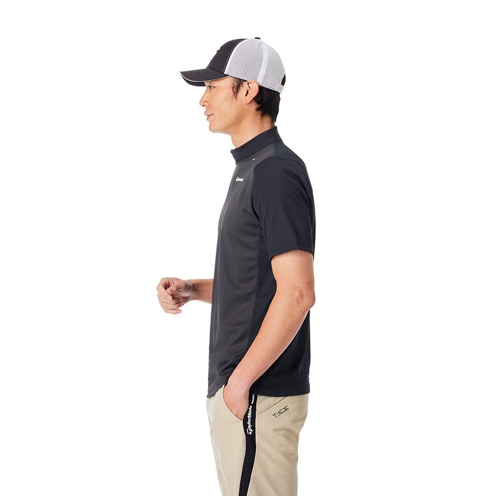テイラーメイド T-ICE T-AIR クール ジップドモックネック 半袖シャツ テーラーメイド（TAYLORMADE）（メンズ）モックネック ゴルフ 半袖 T