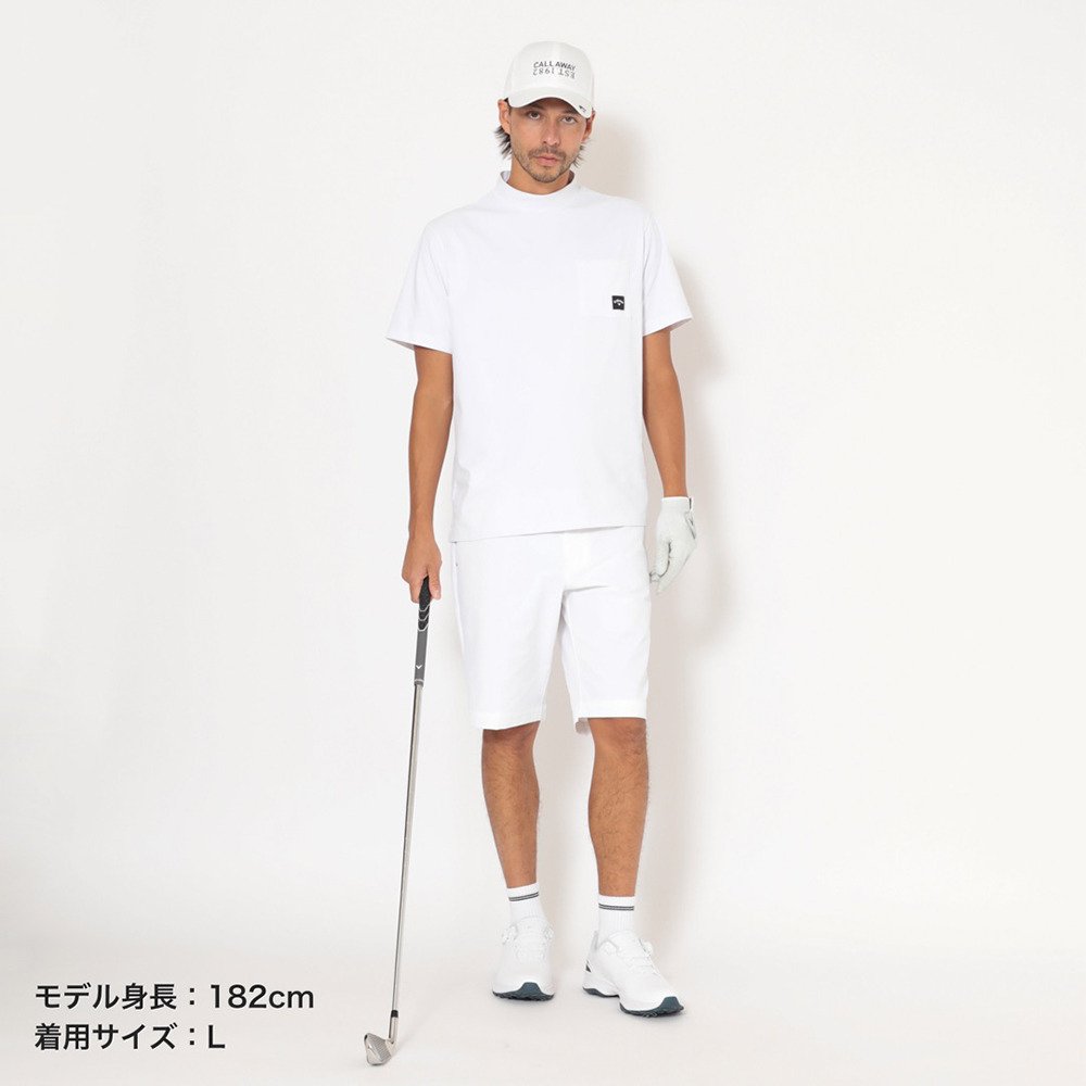 キャロウェイ（CALLAWAY）（メンズ）モックネック ゴルフ 半袖 メンズ マイナス3℃裏クールリラックス半袖モックネック C26134120-1030