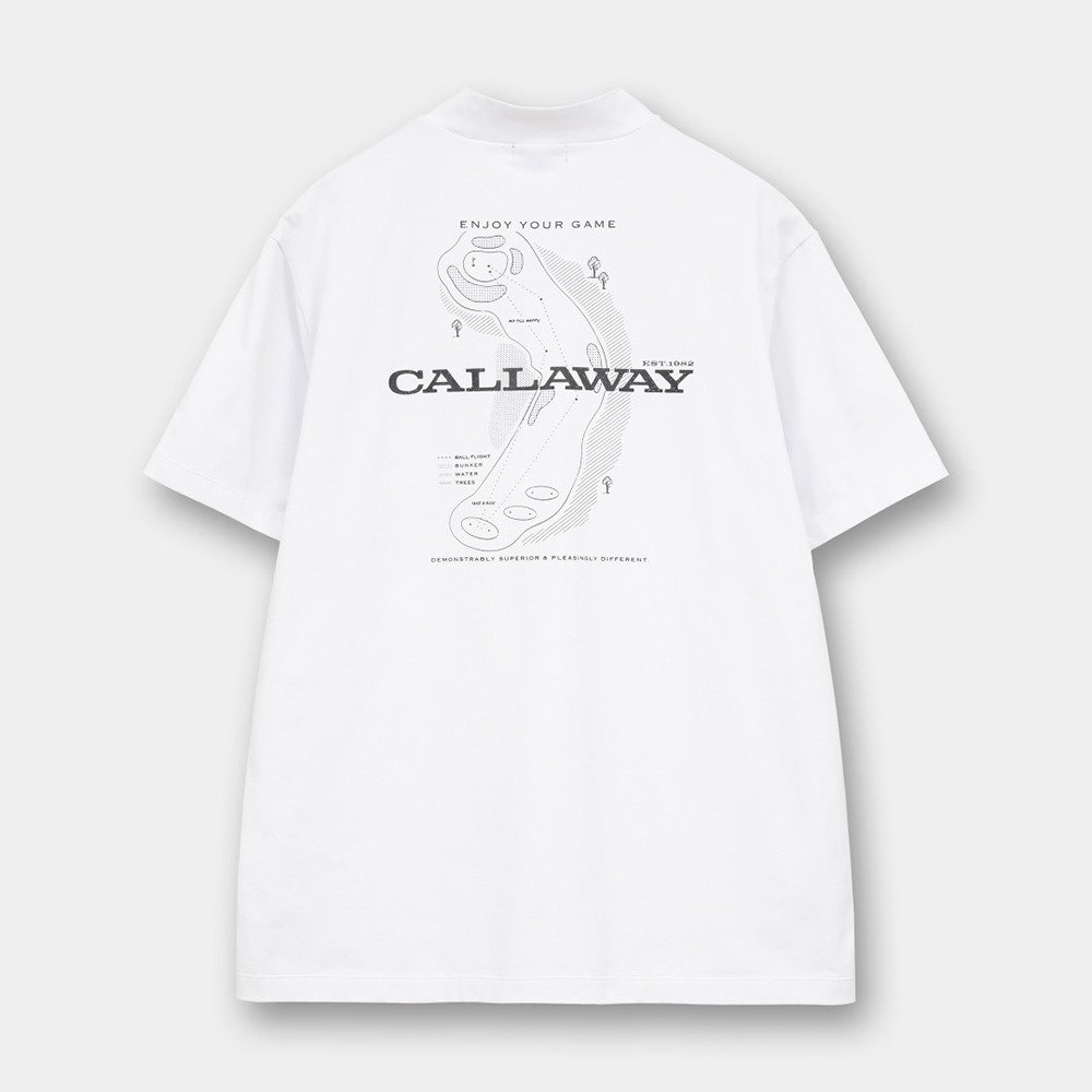 キャロウェイ（CALLAWAY）（メンズ）モックネック ゴルフ 半袖 メンズ マイナス3℃裏クールリラックス半袖モックネック C26134120-1030