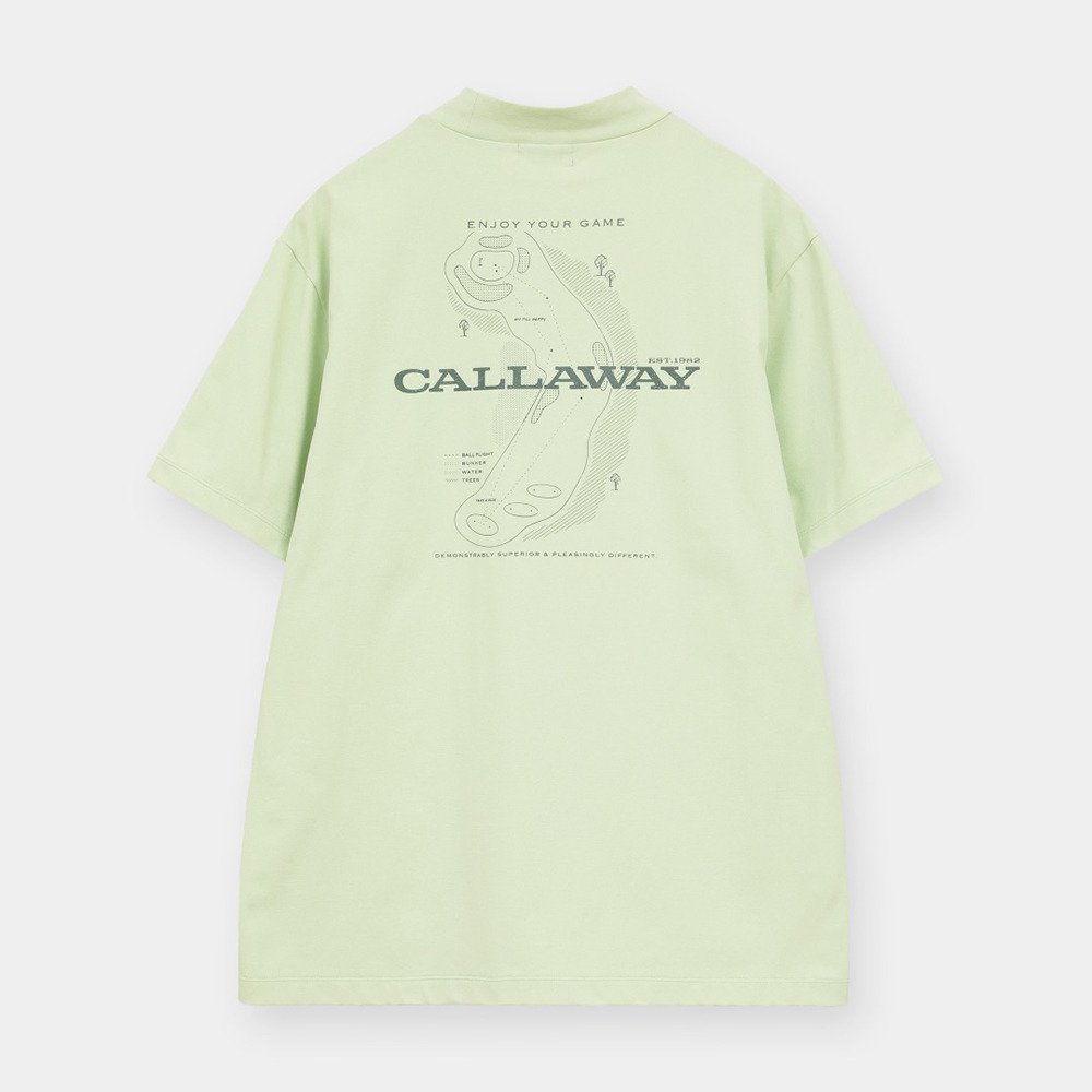 キャロウェイ（CALLAWAY）（メンズ）ゴルフウェア モックネック マイナス3℃裏クールリラックス半袖モックネック C26134120-1130