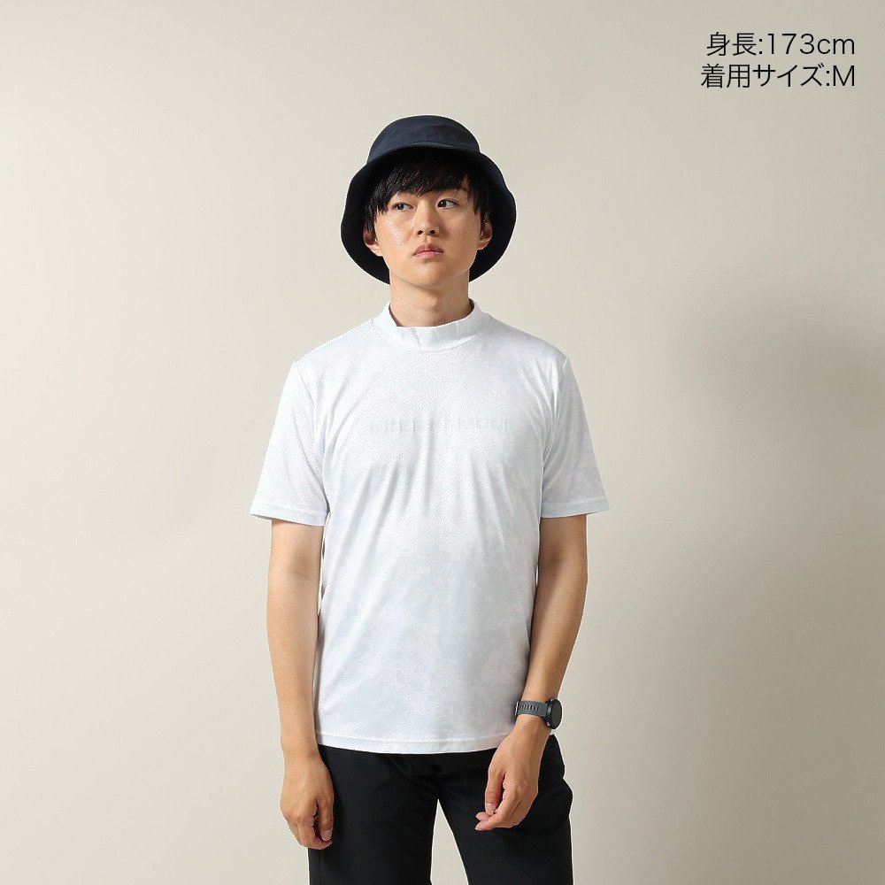 アンダーアーマー（UNDER ARMOUR）（メンズ）ゴルフウェア モックネック 半袖 ドライブ クール プロ カモ 6014601 100