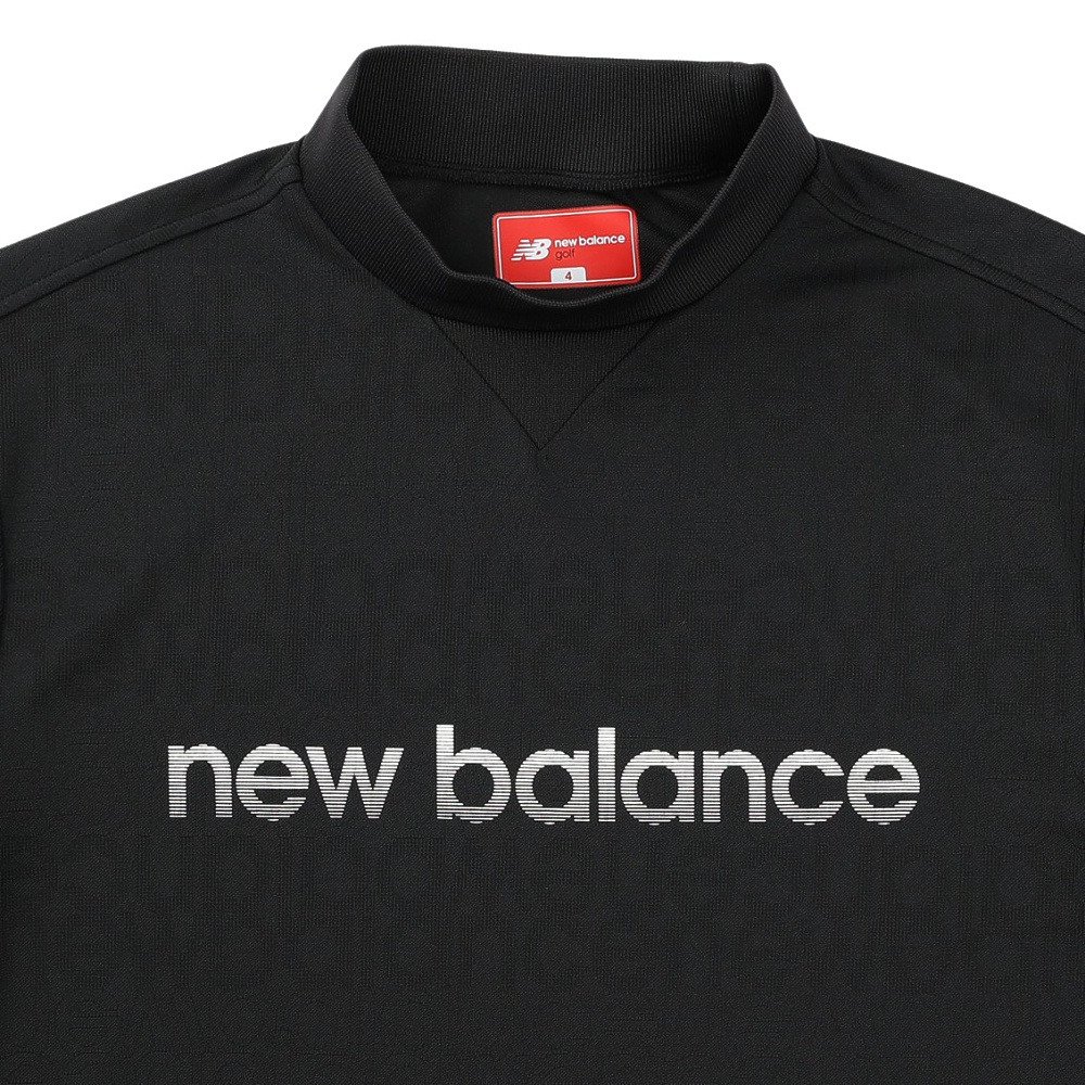 ニューバランス（new balance）（メンズ）ゴルフウェア 半袖 モックネック シャツ 012-6166005-010