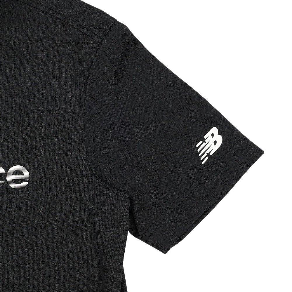 ニューバランス（new balance）（メンズ）ゴルフウェア 半袖 モックネック シャツ 012-6166005-010