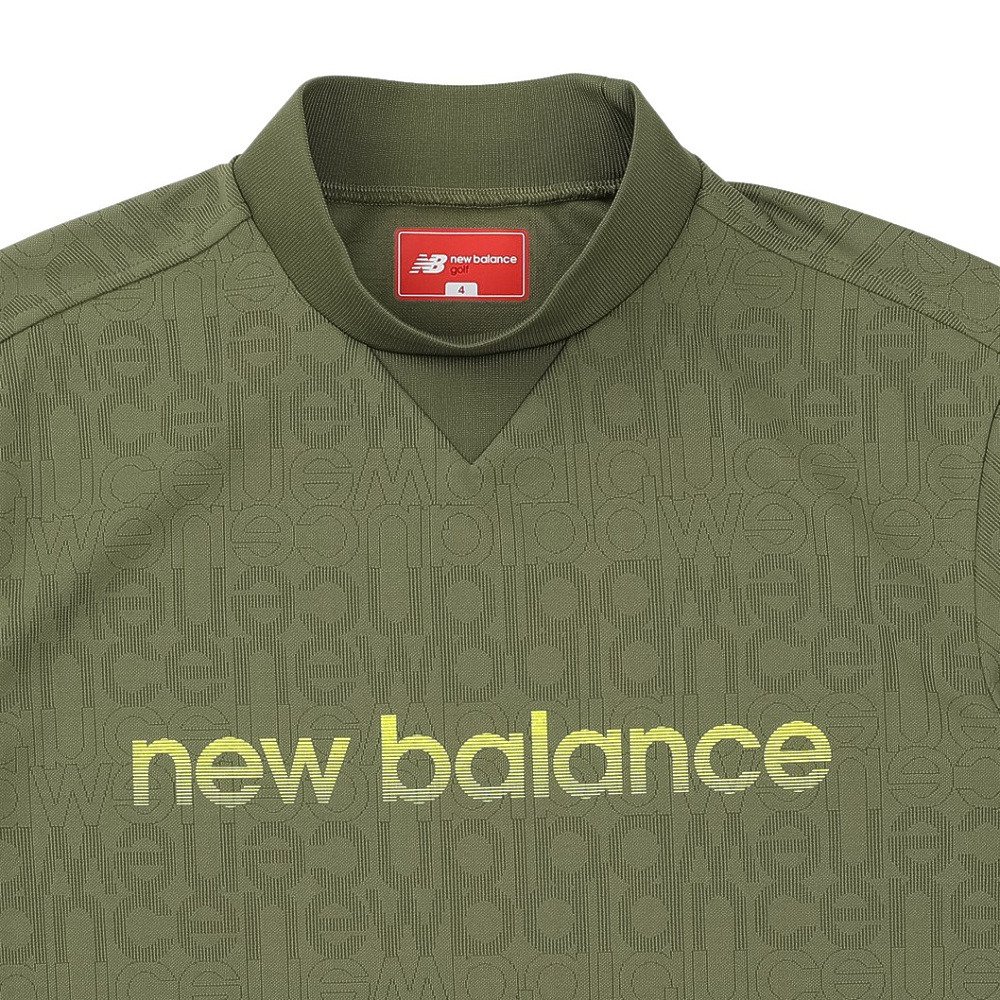ニューバランス（new balance）（メンズ）ゴルフウェア 半袖 モックネック シャツ 012-6166005-180