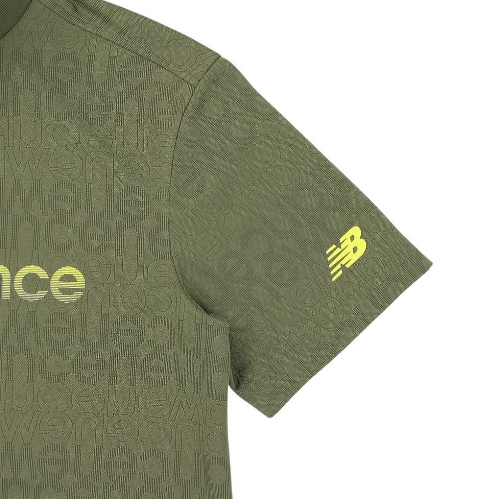 ニューバランス（new balance）（メンズ）ゴルフウェア 半袖 モックネック シャツ 012-6166005-180