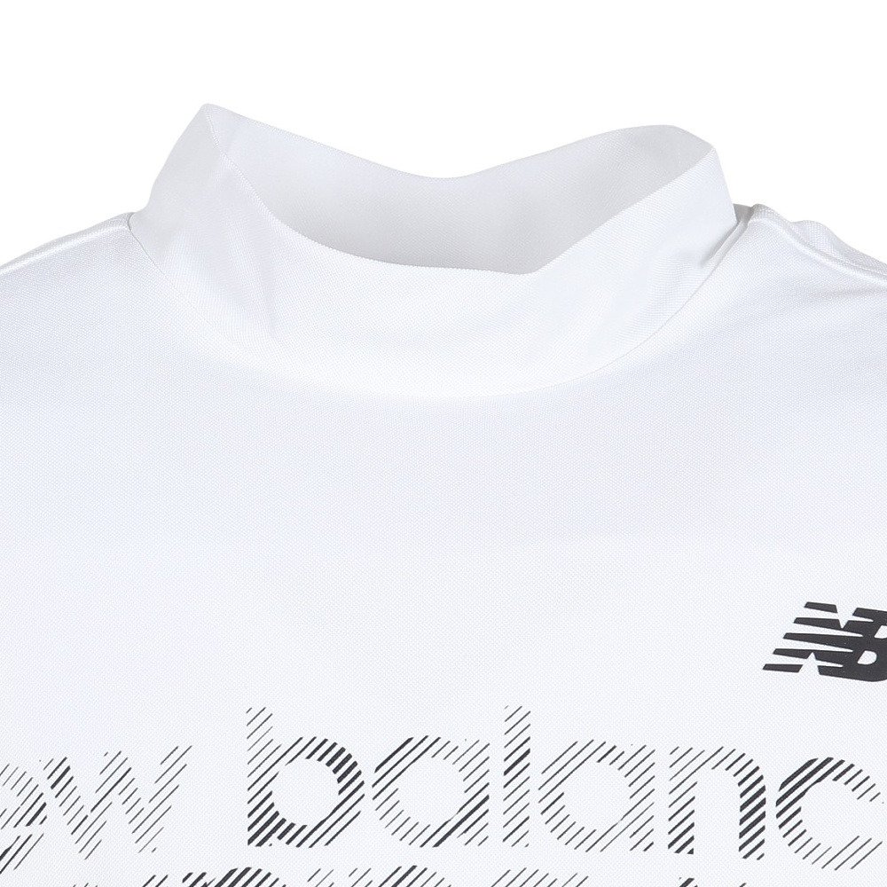 ニューバランス（new balance）（メンズ）ゴルフウェア 吸汗速乾 半袖 モックネックシャツ 012-6166007-030