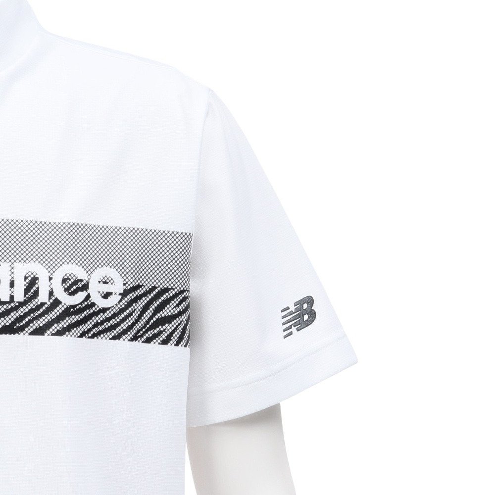 ニューバランス（new balance）（メンズ）ゴルフウェア モックネック 半袖シャツ 012-6166011-030