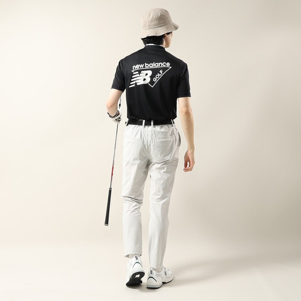 ニューバランス（new balance）（メンズ）ゴルフウェア 半袖 モックネック シャツ 012-6166015-010