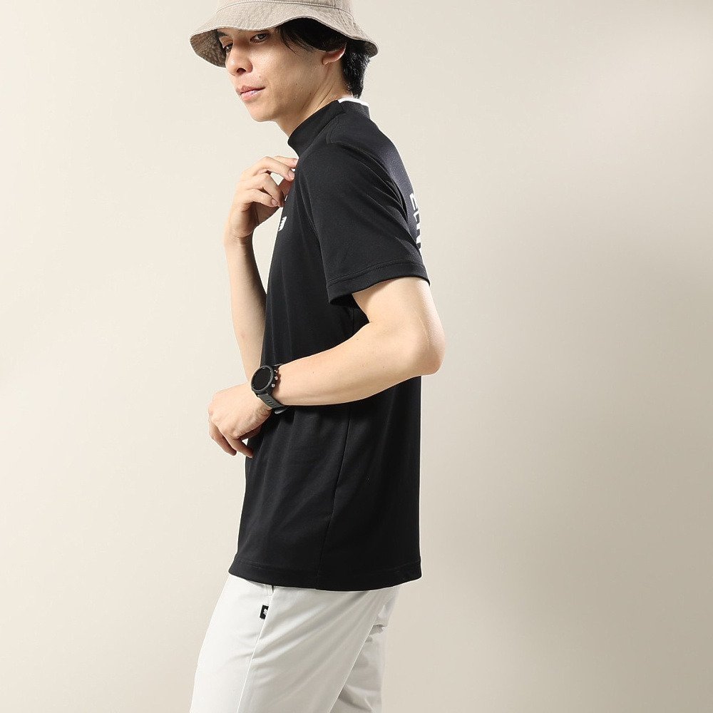 ニューバランス（new balance）（メンズ）ゴルフウェア 半袖 モックネック シャツ 012-6166015-010