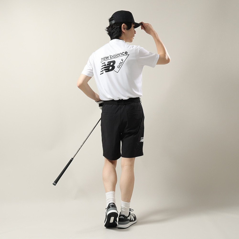 ニューバランス（new balance）（メンズ）ゴルフウェア 半袖 モックネック シャツ 012-6166015-030