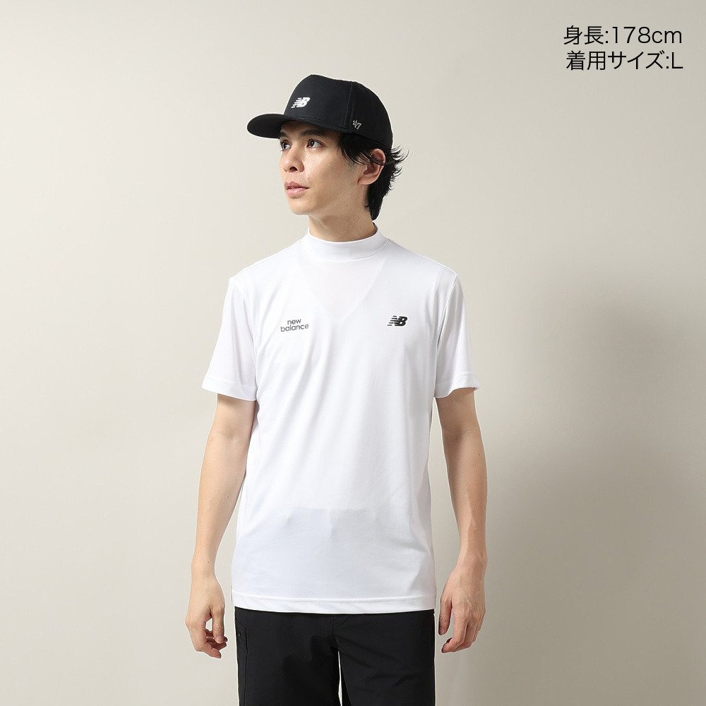 ニューバランス（new balance）（メンズ）ゴルフウェア 半袖 モックネック シャツ 012-6166015-030