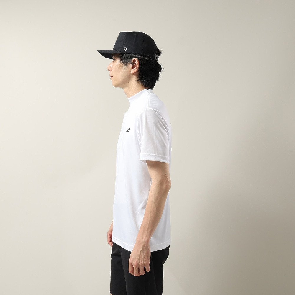 ニューバランス（new balance）（メンズ）ゴルフウェア 半袖 モックネック シャツ 012-6166015-030