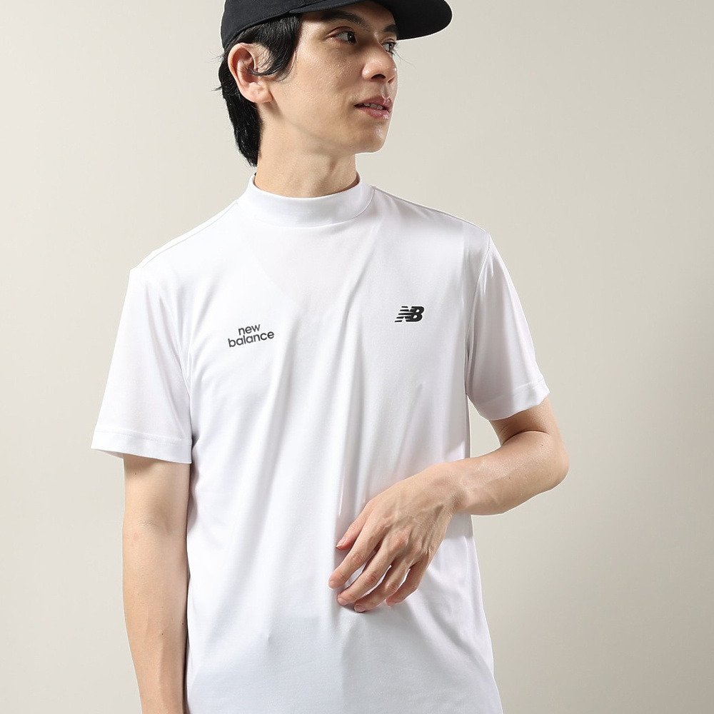 ニューバランス（new balance）（メンズ）ゴルフウェア 半袖 モックネック シャツ 012-6166015-030