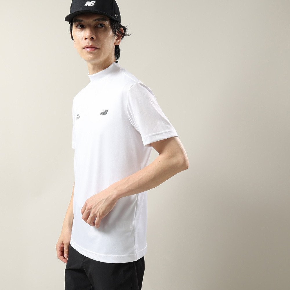 ニューバランス（new balance）（メンズ）ゴルフウェア 半袖 モックネック シャツ 012-6166015-030