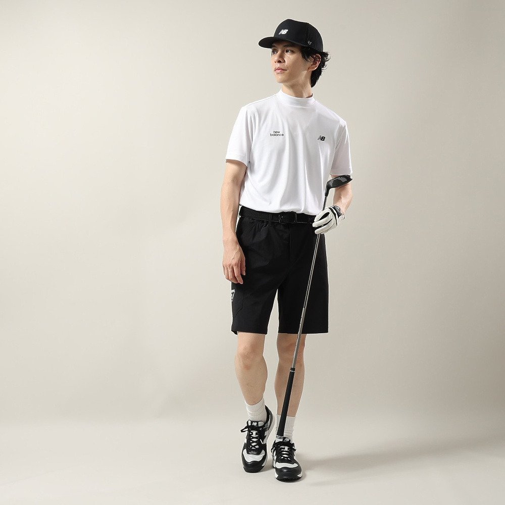 ニューバランス（new balance）（メンズ）ゴルフウェア 半袖 モックネック シャツ 012-6166015-030