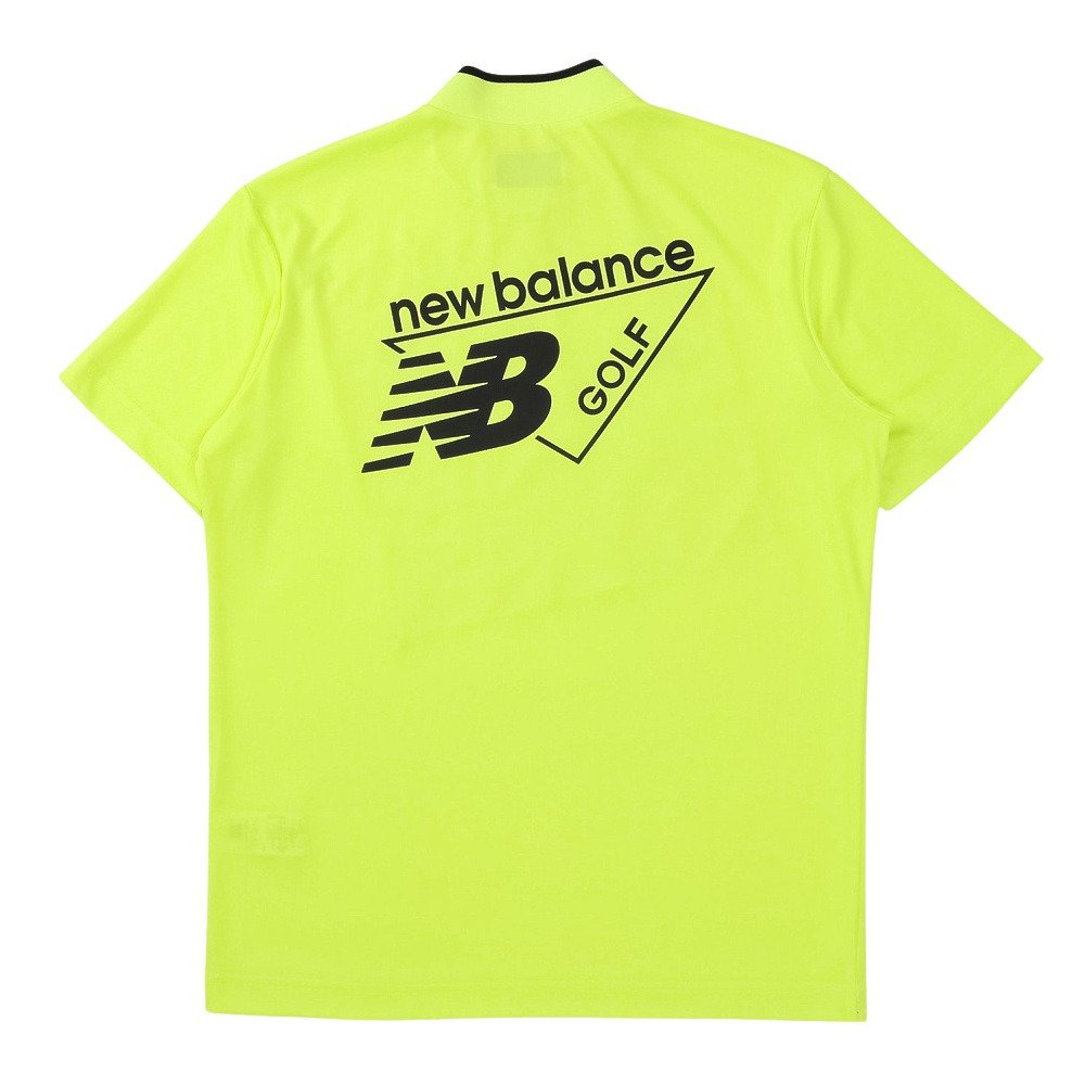 ニューバランス（new balance）（メンズ）ゴルフウェア 半袖 モックネック シャツ 012-6166015-061