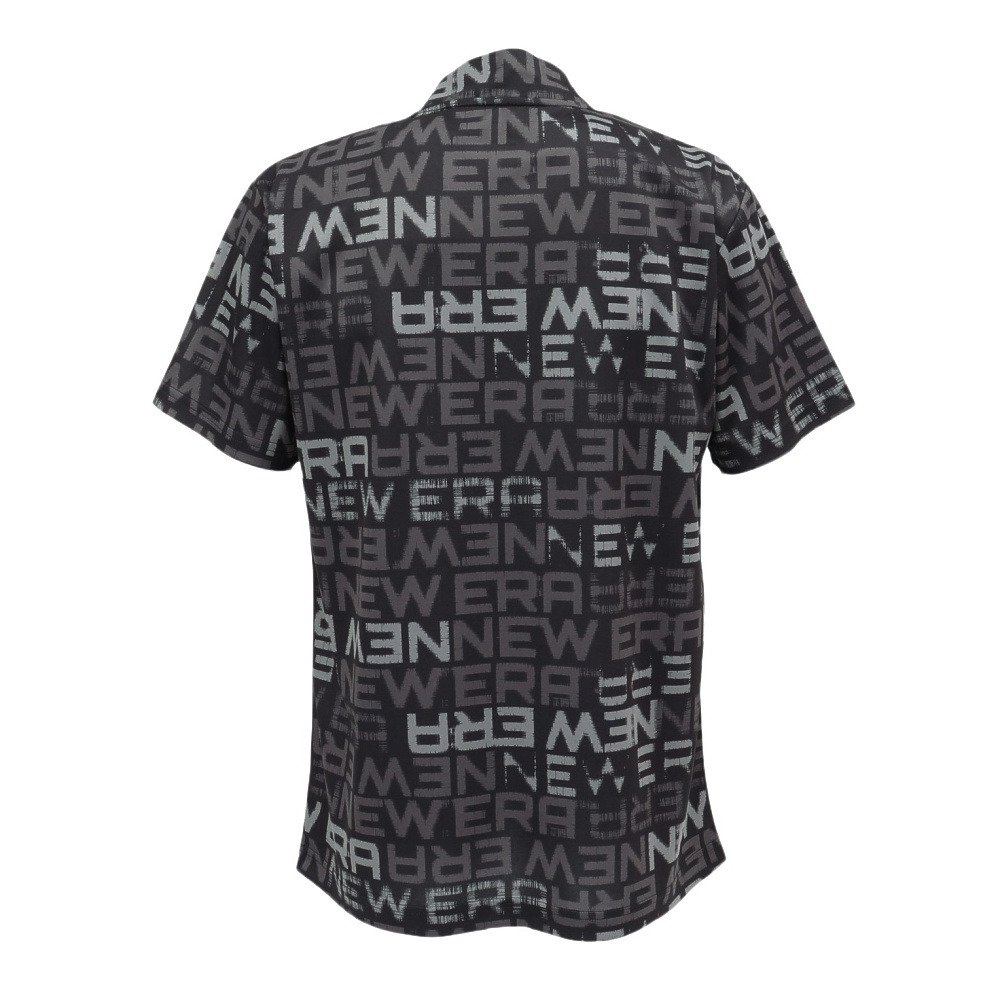 ニューエラ（NEW ERA）（メンズ）ゴルフウェア 吸汗速乾 モックネック MDNK STNCL 半袖Tシャツ BK 15124823