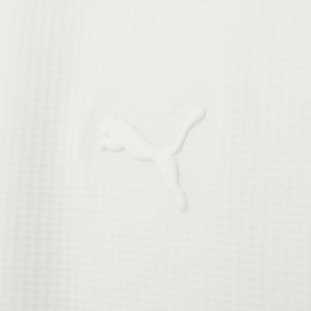 プーマ（PUMA）（メンズ）ゴルフウェア 吸汗速乾 接触冷感 グラフィック 半袖 モックネックシャツ 638996-03
