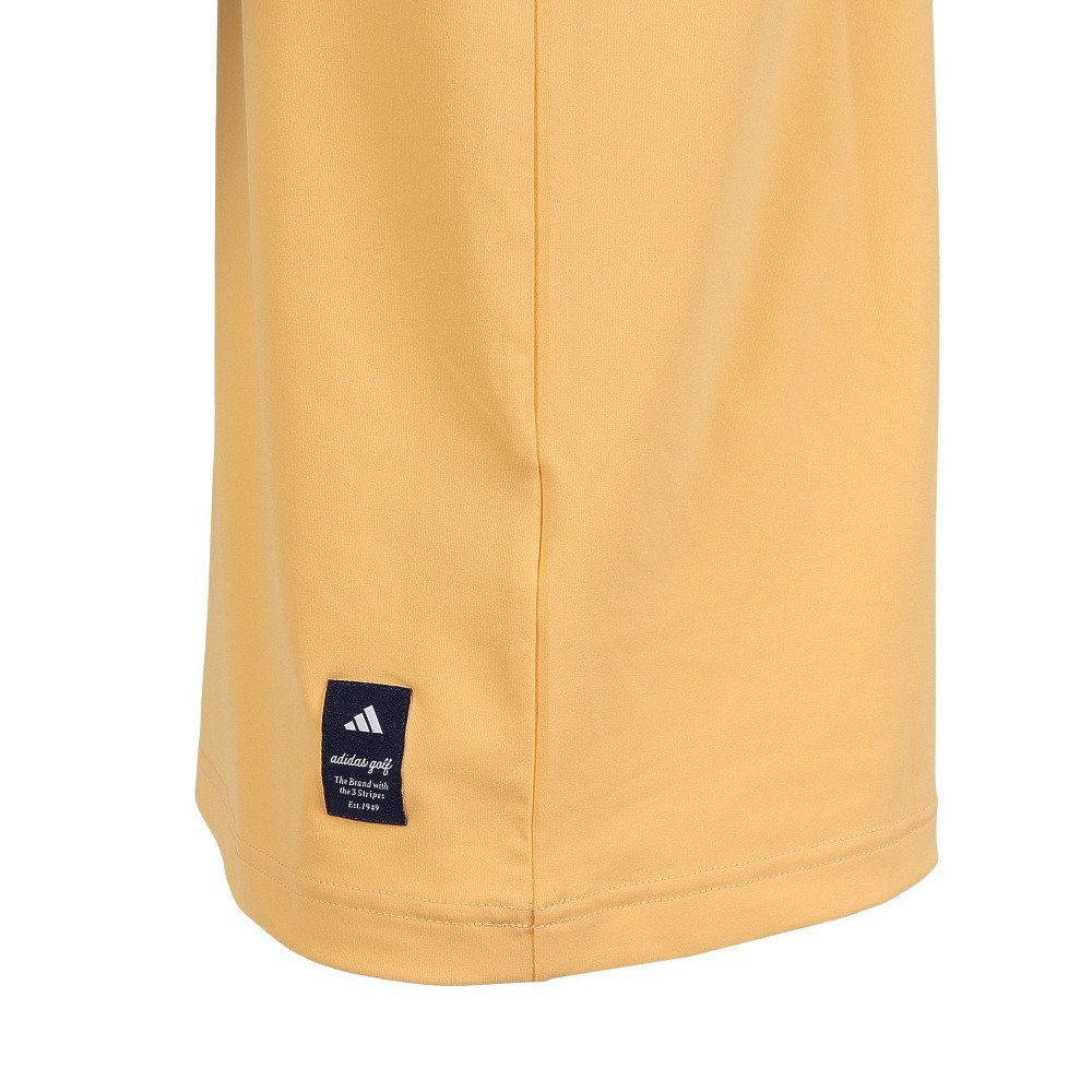 アディダス（adidas）（メンズ）ゴルフウェア 接触冷感 モックネック 半袖 メンズ カラーブロック シャツ OGH94-KM0879 YEL