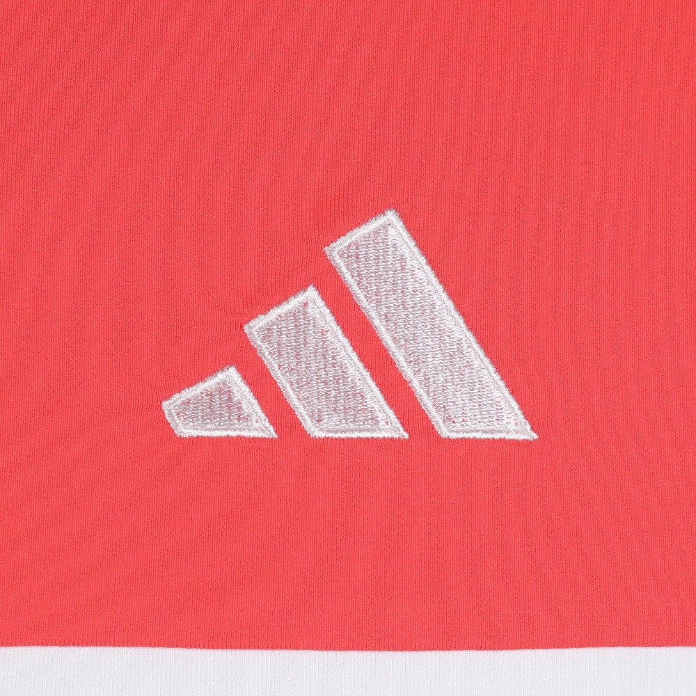 アディダス（adidas）（メンズ）ゴルフウェア 接触冷感 モックネック 半袖 メンズ カラーブロック シャツ OGH94-KM2222 RED