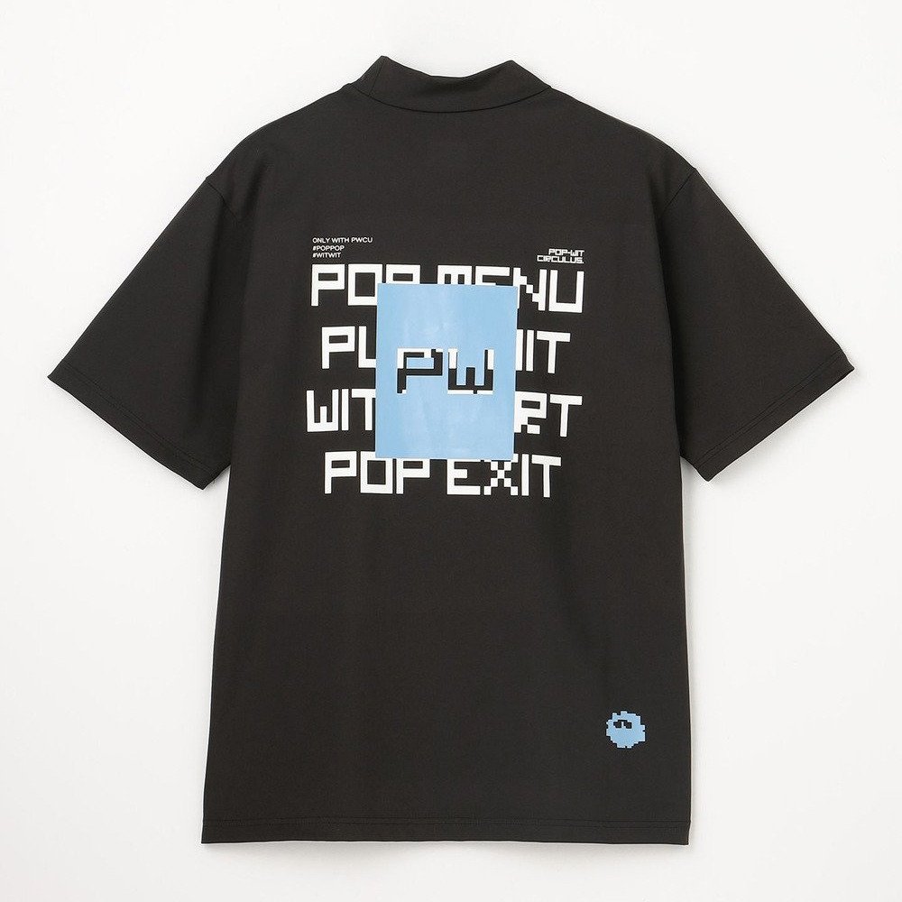 PW CIRCULUS モックネック (L) 半袖 ゴルフウェア ピーダブリュ サーキュラス（PW CIRCULUS）（メンズ）モックネック