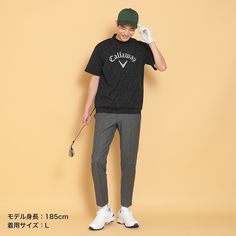 キャロウェイ（CALLAWAY）（メンズ）ゴルフウェア 半袖モックネックスウェット C24217103-1010