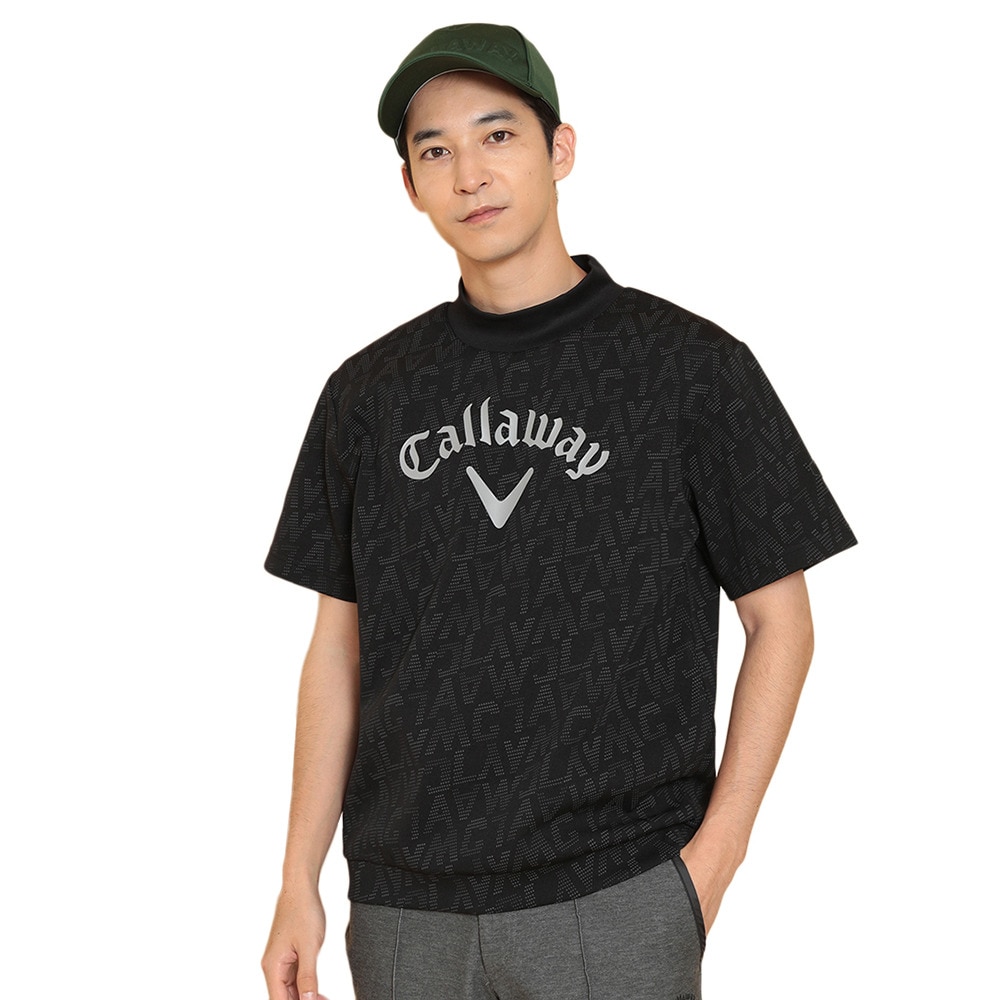 キャロウェイ（CALLAWAY）（メンズ）ゴルフウェア 半袖モックネックスウェット C24217103-1010