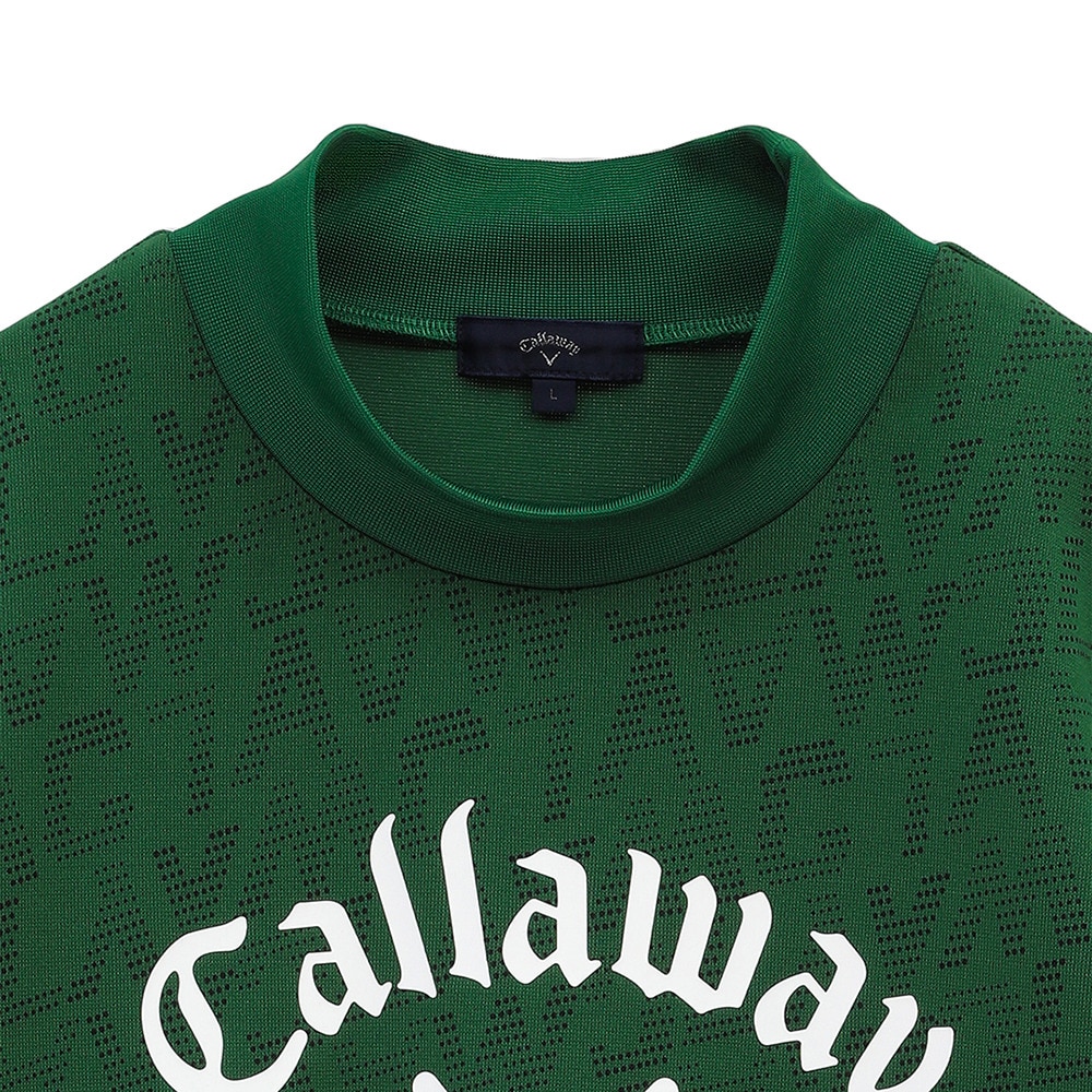 キャロウェイ（CALLAWAY）（メンズ）ゴルフウェア 半袖モックネックスウェット C24217103-1140