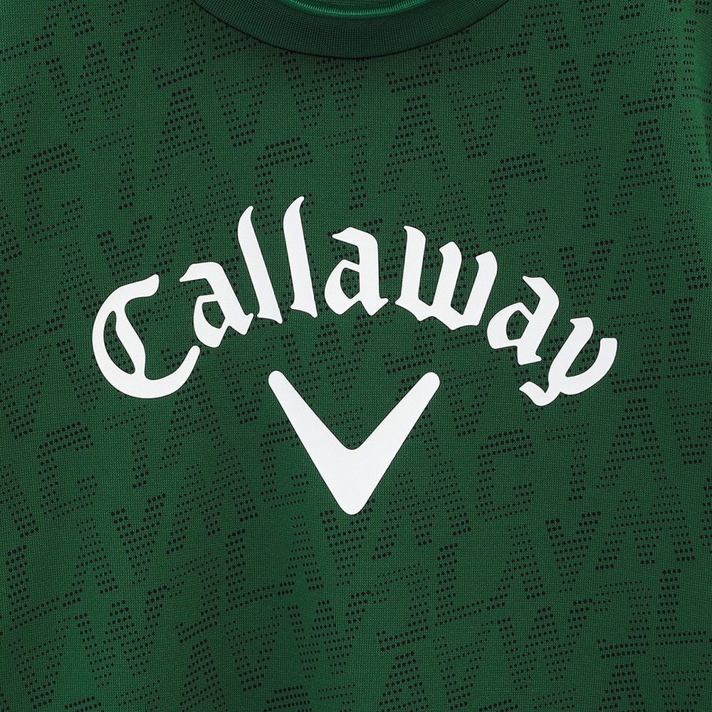 キャロウェイ（CALLAWAY）（メンズ）ゴルフウェア 半袖モックネックスウェット C24217103-1140