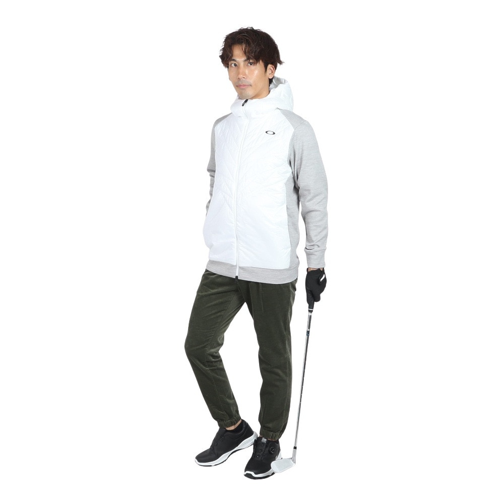 オークリー（OAKLEY）（メンズ）ゴルフウェア 吸汗速乾 フード付き Hybrid Puff Fleece 7.0 ジャケット FOA406912-27B