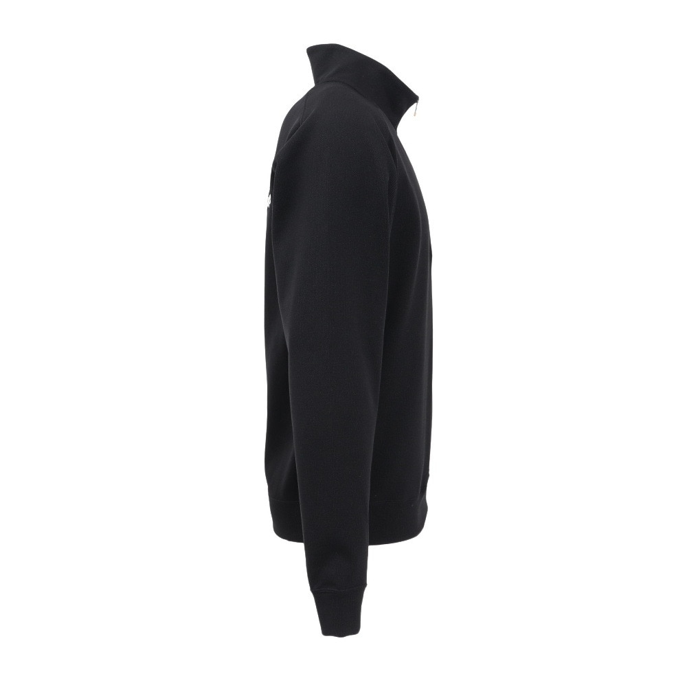 マンシングウエア（MUNSING WEAR）（メンズ）ゴルフウェア モックネック  ストレッチ 長袖 ハーフジップカットソー MG5SSW82M BK00