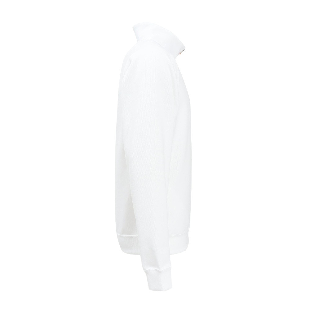 マンシングウエア（MUNSING WEAR）（メンズ）ゴルフウェア モックネック ストレッチ 長袖 ハーフジップカットソー MG5SSW82M WH00