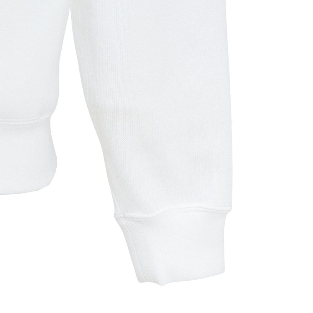 マンシングウエア（MUNSING WEAR）（メンズ）ゴルフウェア モックネック ストレッチ 長袖 ハーフジップカットソー MG5SSW82M WH00