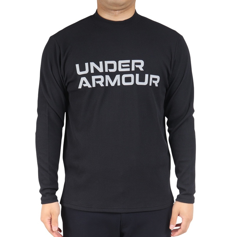 送料無料 新品 underarmour ワッフル クルー シャツ ゴルフ XL