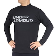 アンダーアーマー（UNDER ARMOUR）（メンズ）ゴルフウェア UPF30 長袖 ストレッチ 吸汗 速乾 快適 ドライ ルーズ ゆったり ワッフル クルーネック シャツ 1375332 001