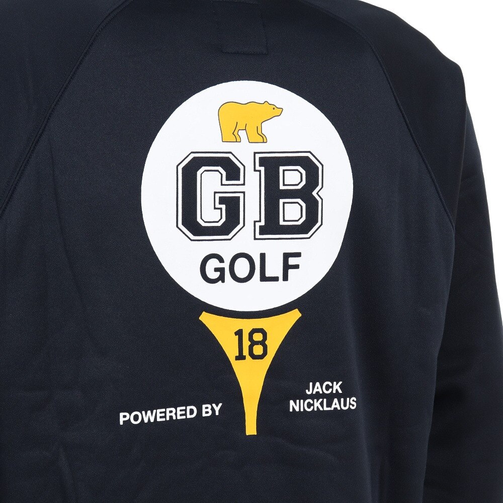 GB GOLF（ゴールデンベア ゴルフ）（メンズ）ゴルフウェア 長袖 裏起毛 GBG TEEUPスウェット 311HD422-C48