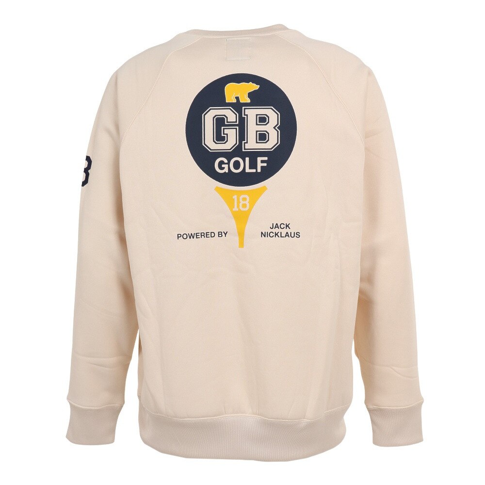 GB GOLF（ゴールデンベア ゴルフ）（メンズ）ゴルフウェア 長袖 裏起毛 GBG TEEUPスウェット 311HD422-C81