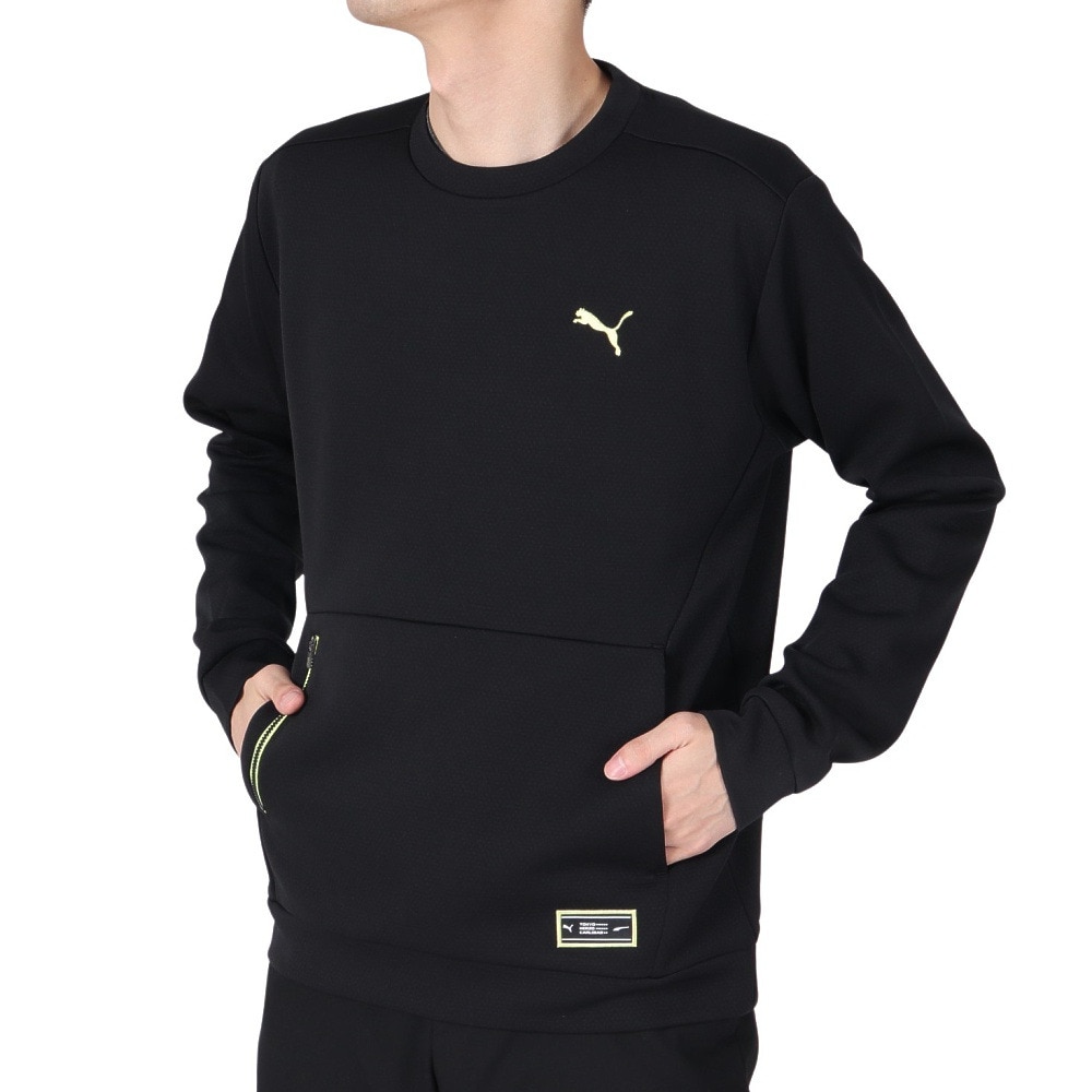 プーマ(PUMA)(メンズ)ゴルフウェアストレッチ スローガン ロゴ