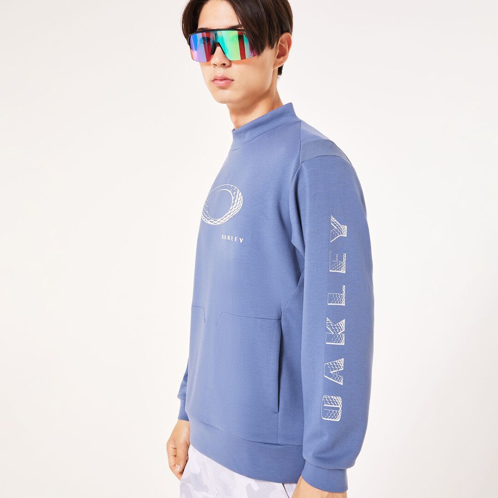 オークリー（OAKLEY）（メンズ）ゴルフウェア 長袖 吸汗速乾 ELIPS モックネックシャツ FOA406952-66Y