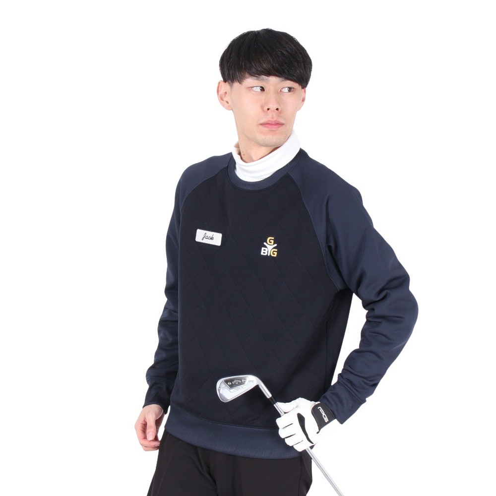GB GOLF（ゴールデンベア ゴルフ）（メンズ）ゴルフウェア ハイブリッド スウェットシャツ 311QD423-C48