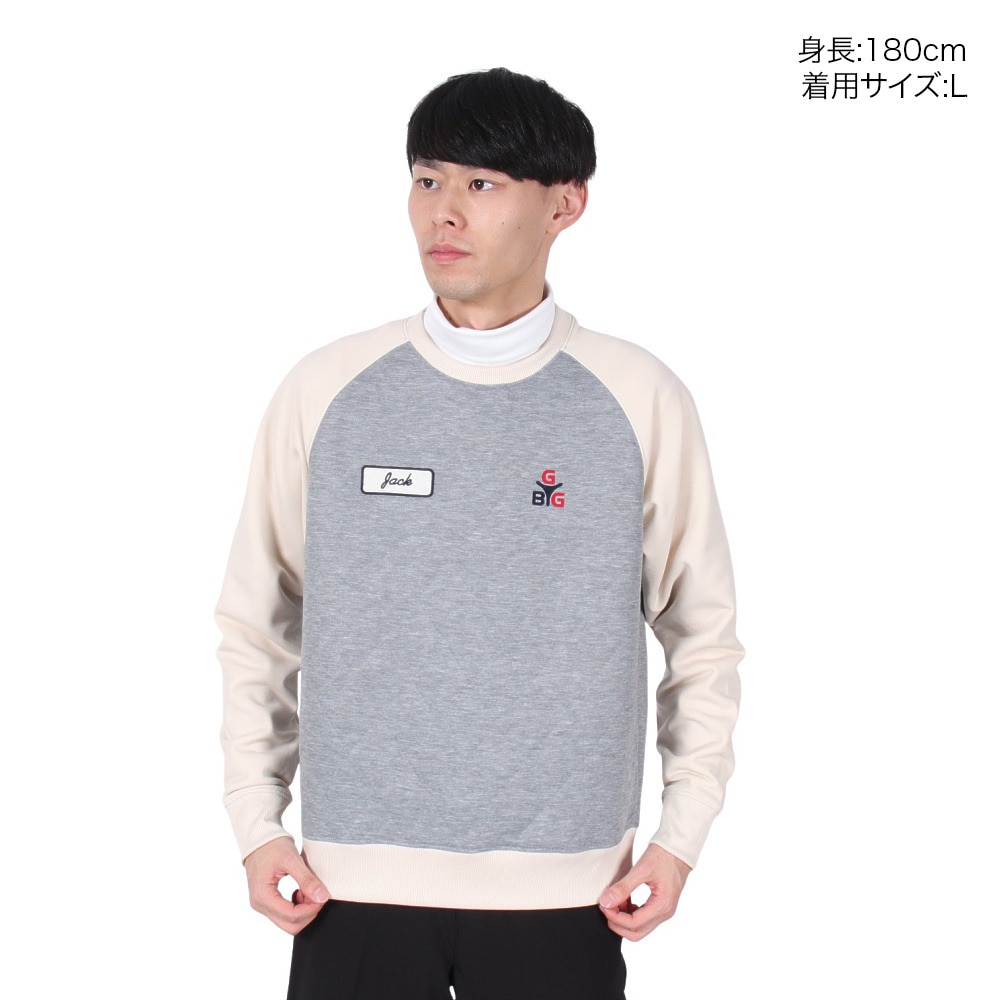 GB GOLF（ゴールデンベア ゴルフ）（メンズ）ゴルフウェア ハイブリッド スウェットシャツ 311QD423-C91